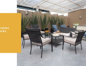 Business Apartment | Terrace/patio - Loft Berlin by The Local Way (Mexico City)