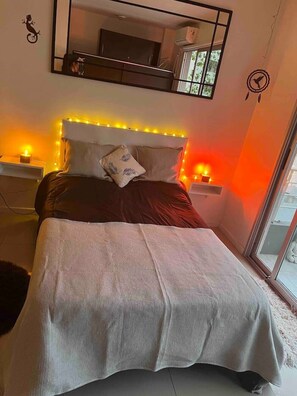1 bedroom, WiFi, bed sheets - Guevara Home Bohemian Monoambiente in Chacarita (Buenos Aires)