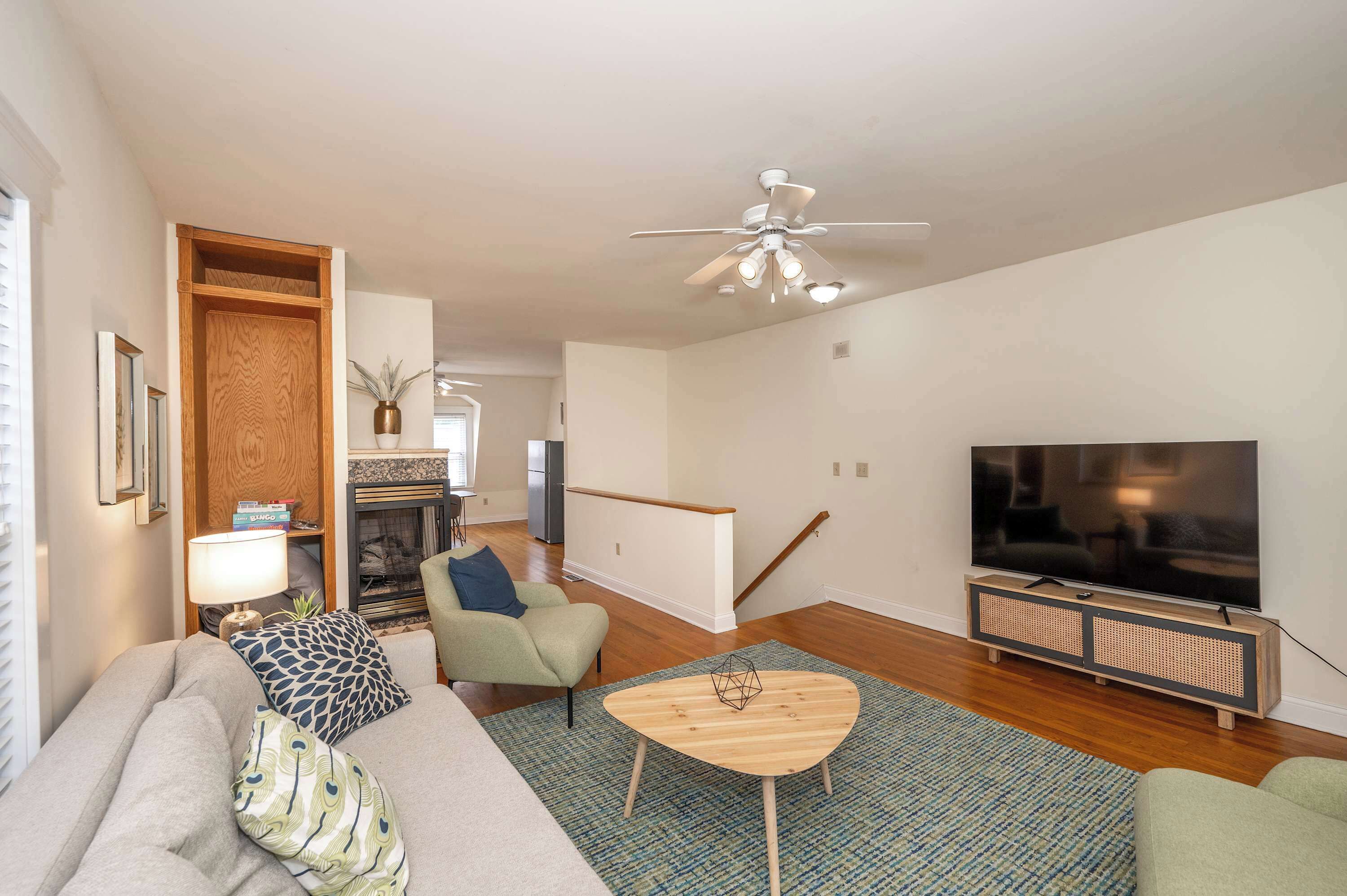 獨棟房屋, 多張床, 廚房 | 起居區 | 電視