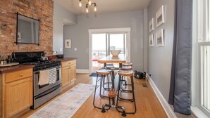 Condo, 1 Queen Bed, Kitchen | Private kitchen - Cincy Cozy Corner (Cincinnati)