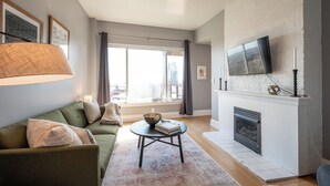 Condo, 1 Queen Bed, Kitchen | Living area - Cincy Cozy Corner (Cincinnati)