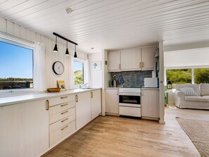 Fridge, microwave, oven, highchair