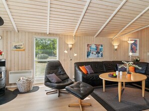 Télévision, cheminée, lecteur de DVD