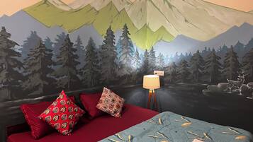 5 habitaciones y ropa de cama
