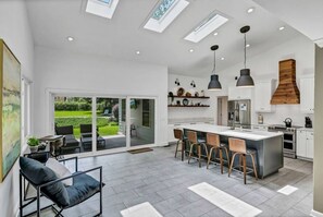 Fridge, microwave, oven, stovetop - Forest Acres 5BR Home w/ Private Pool & Pool House (Columbia)