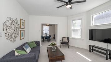 House, Multiple Beds, Kitchen | Living area | TV