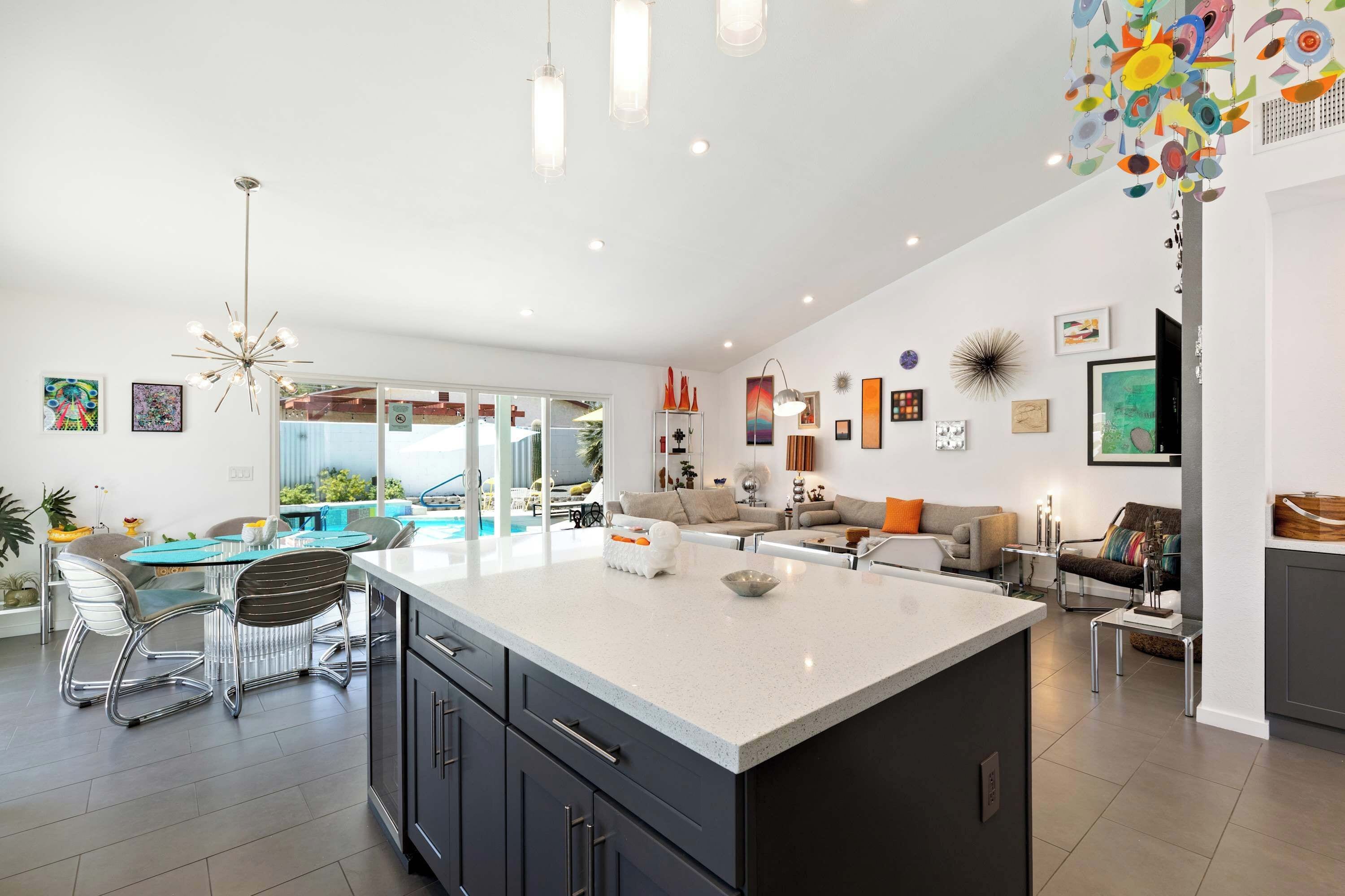 House, Multiple Beds, Pool Access, Pool View (Demuth Park Desert Oasis) | Interior