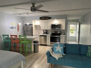 Interior - Oceanside studio just steps from the beach! (New Smyrna Beach)