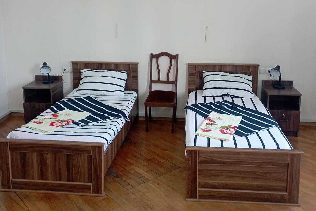 Free WiFi, bed sheets
