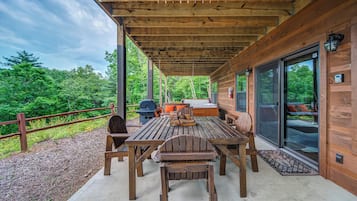 Cabin, Multiple Beds, Hot Tub, Mountain View | View from room