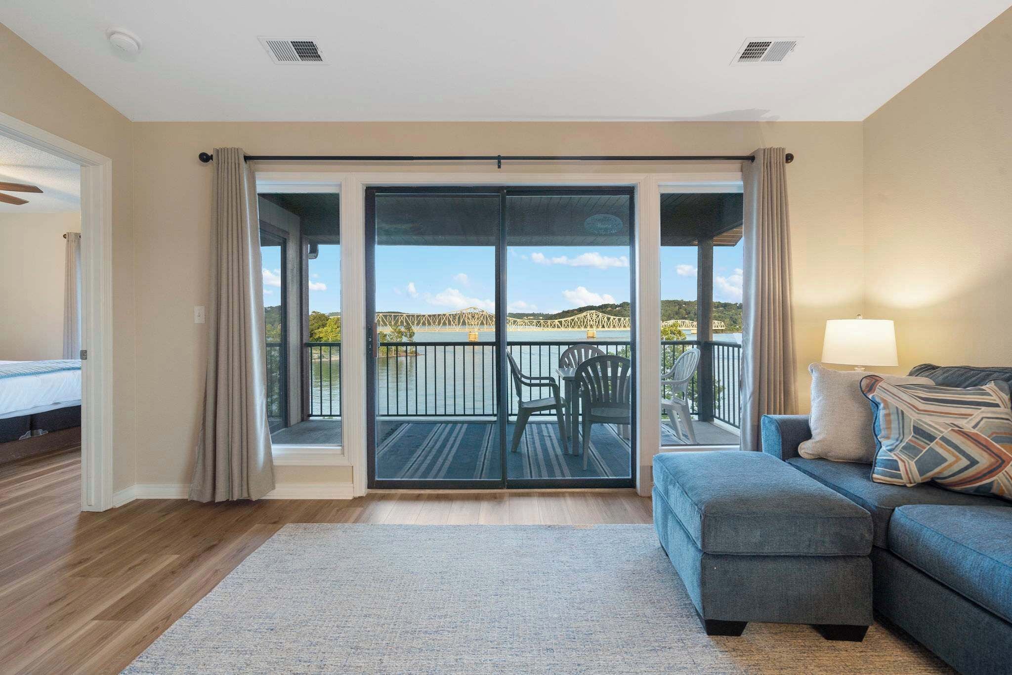 Condo, Multiple Beds, Patio (Enjoy Lakeside Fun Lakeview At Table ) | Living area | 42-inch flat-screen TV with digital channels