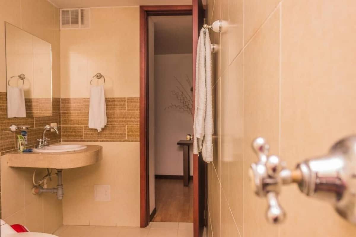 Junior Suite | Phòng tắm | Đồ dùng nhà tắm miễn phí, khăn tắm, xà phòng, dầu gội