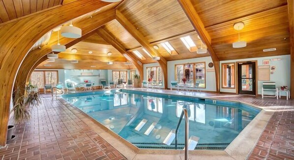 Indoor pool, a heated pool