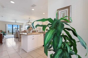 Interior - Watch dolphins & pelicans from this 2 bedroom/2 bath waterfront condo. (Bradenton Beach)