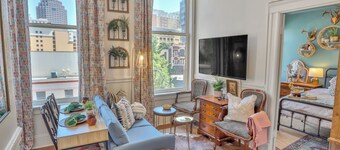 View of Riverwalk frm 1 BR King Bed Apt