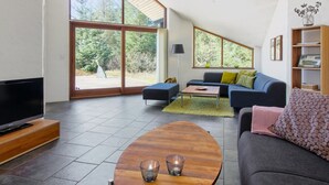 Fernseher, Kamin