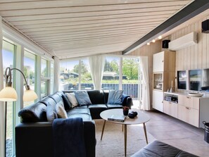 TV, fireplace, DVD player