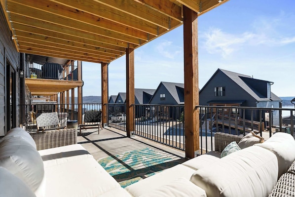 Terrace/patio - Indoor Pool!  Modern Rustic Beauty! (Hollister)