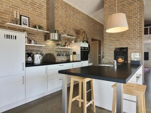 Fridge, oven, dishwasher, highchair