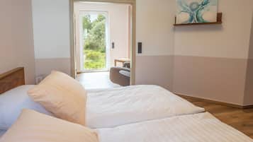 1 Schlafzimmer, kostenloses WLAN, Bettwäsche, Rollstuhlgeeignet