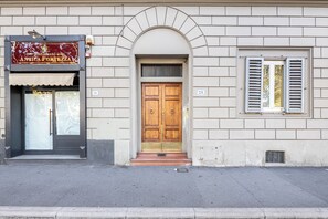 Welcome to Antica Fortezza, featuring a charming entrance with a double door and steps.