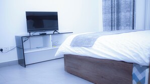 Executive-huoneisto | 1 makuuhuone, ylelliset vuodevaatteet, ilmainen Wi-Fi
