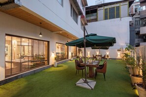 Blick auf den Garten