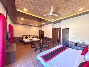 Family Cottage | Premium bedding, down comforters, individually decorated - MJ River Resort By DLS Hotels (Yamkeshwar)