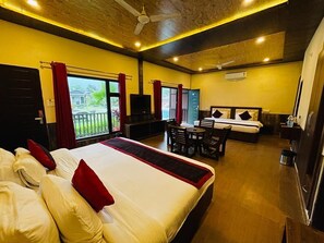 Family Cottage | Premium bedding, down duvets, individually decorated - MJ River Resort By DLS Hotels (Yamkeshwar)