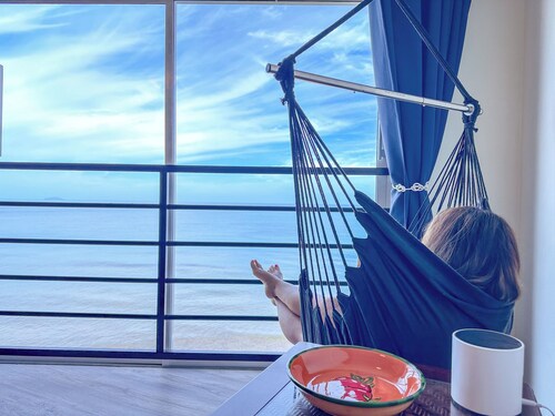 Aguada Oceanfront Condo | Sunsets & Surfing |