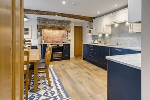 Microwave, oven, dishwasher, high chair