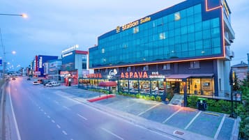 Façade de l’hébergement