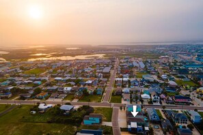 منظر من الجو على ا رتفاع عالٍ