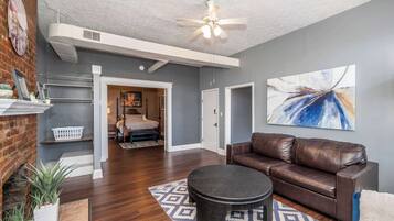 Condo, Multiple Beds | Living area | TV