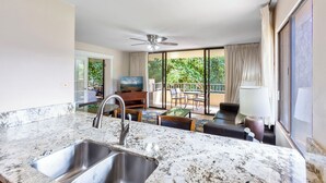 Condo, Multiple Beds, Balcony, Partial Ocean View | Private kitchen - Paki Maui 127 (Lahaina)
