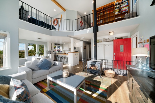 Smart TV, DVD player, ping pong, books