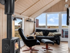 Fernseher, Kamin