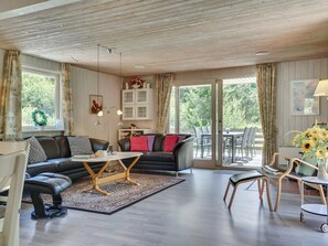 TV, peis og DVD-spiller