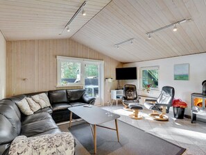 Fernseher, Kamin, DVD-Player