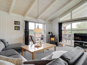 TV, fireplace, DVD player