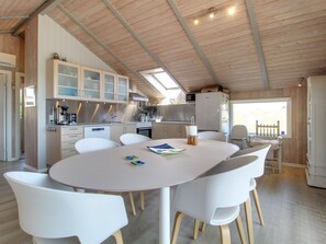 Fridge, microwave, dishwasher, highchair