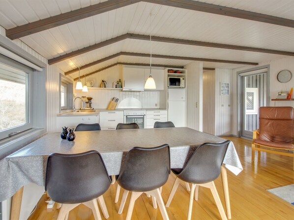 Fridge, microwave, dishwasher, highchair