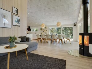 TV, fireplace - "Delan" - 1.3km from the sea by Interhome (Vejers Strand)