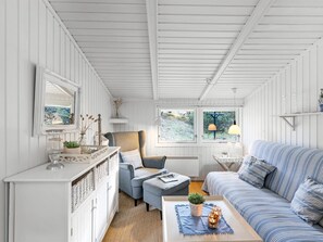 Televisión y chimenea 