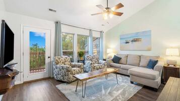 Condo, Multiple Beds, Balcony, Mountain View (Retreat by Design) | Living area | 42-inch flat-screen TV with digital channels