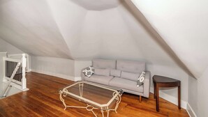 Leilighet, 1 queensize-seng, kjøkken | Oppholdsområde
