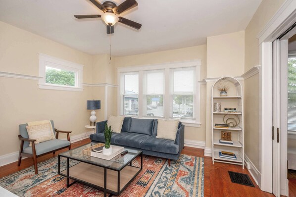 House, Multiple Beds, Kitchen | Living area | TV