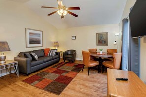 House, Multiple Beds, Kitchen | Living area