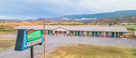 Majoituspaikan julkisivu