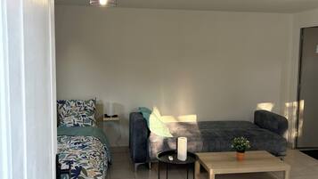 1 chambre, fer et planche à repasser, Wi-Fi gratuit, draps fournis